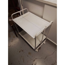 DESSERTE PLIANTE BLANCHE 