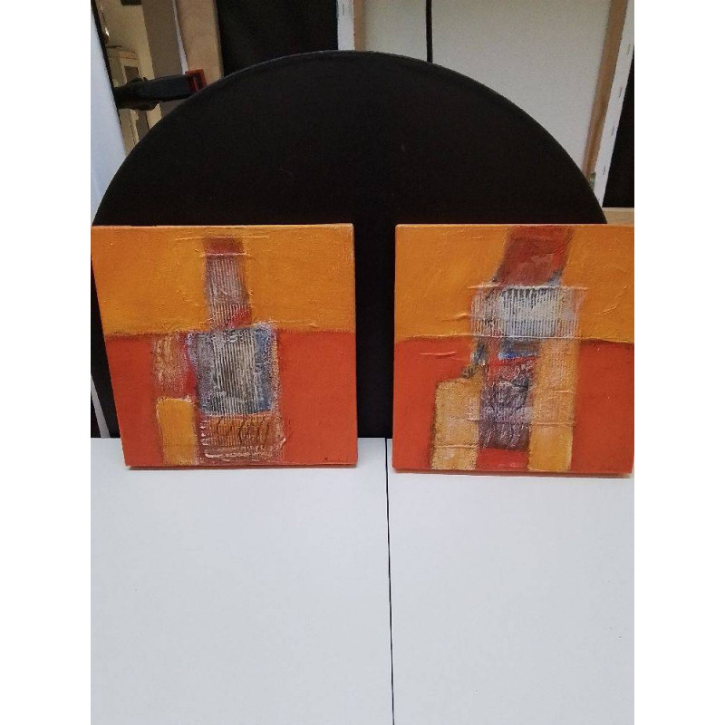 PEINTURE ABSTRAITE MARSCHAL JOSIANE LA PIECE