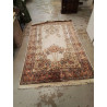 TAPIS EN SOIE TON ROSE 200X130