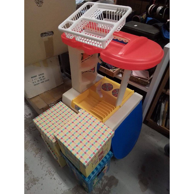 CUISINIÈRE ENFANT + ACCESSOIRES (4 CARTONS)