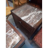 CHEVET ART DECO DESSUS MARBRE 