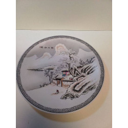 PLAT DÉCORATIF PORCELAINE...