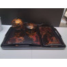 SET BOIS LAQUÉ STYLE ASIATIQUE 