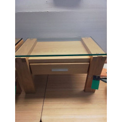 CHEVET 1 TIROIR CHENE CLAIR...