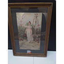 AQUARELLE SIGNÉE HAMANT 