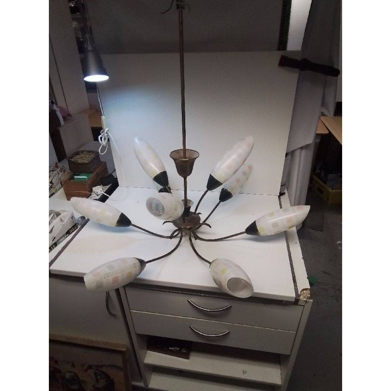 LUSTRE VINTAGE 9 FEUX 