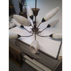 LUSTRE VINTAGE 9 FEUX 