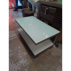 TABLE BASSE EN VERRE AVEC...