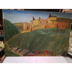 HUILE SUR TOILE VIANDEN NON...