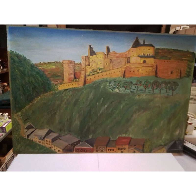 HUILE SUR TOILE VIANDEN NON SIGNÉE 