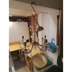 LUSTRE A PAMPILLES 5 BRANCHES