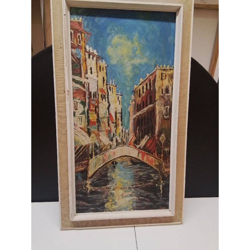 HUILE SUR PANNEAU VENISE