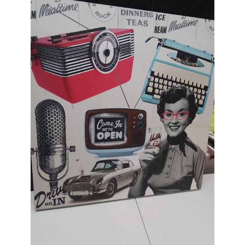 TOILE MODERNE DECO VINTAGE