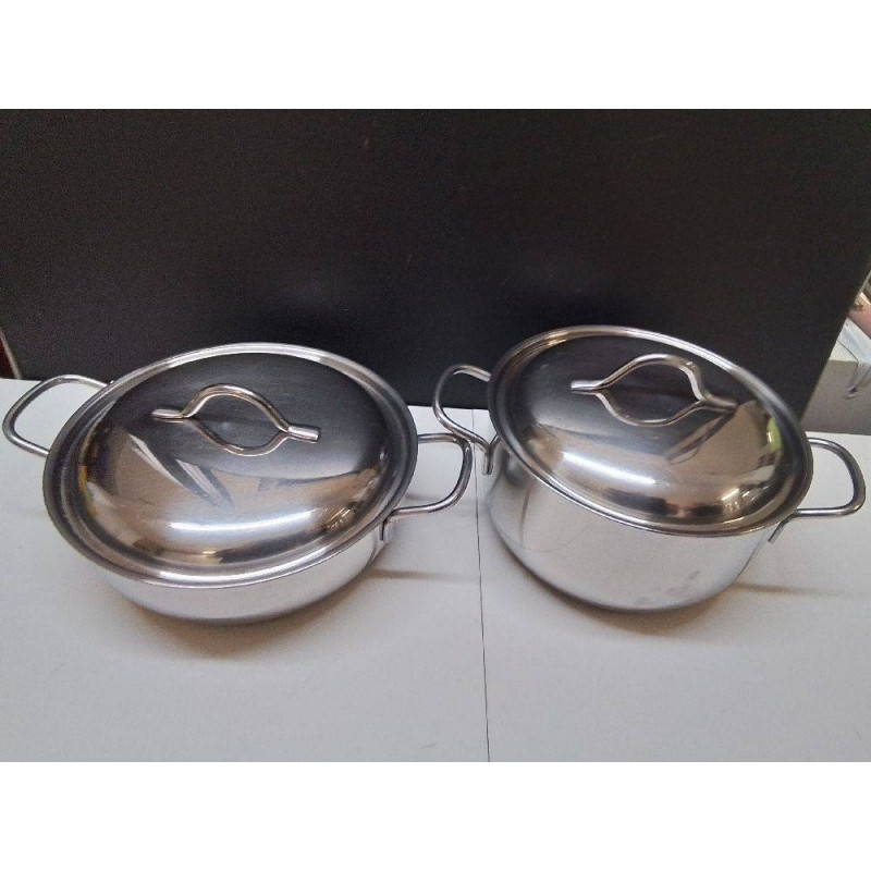 LOT DE 2 CASSEROLES LAGOSTINA INDUCTION 