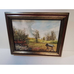 HUILE SUR TOILE JEAN BORDET