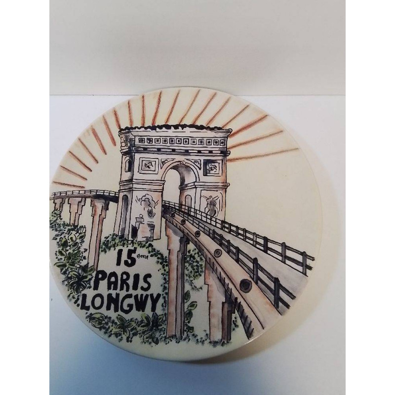 ASSIETTE DECO PARIS LONGWY