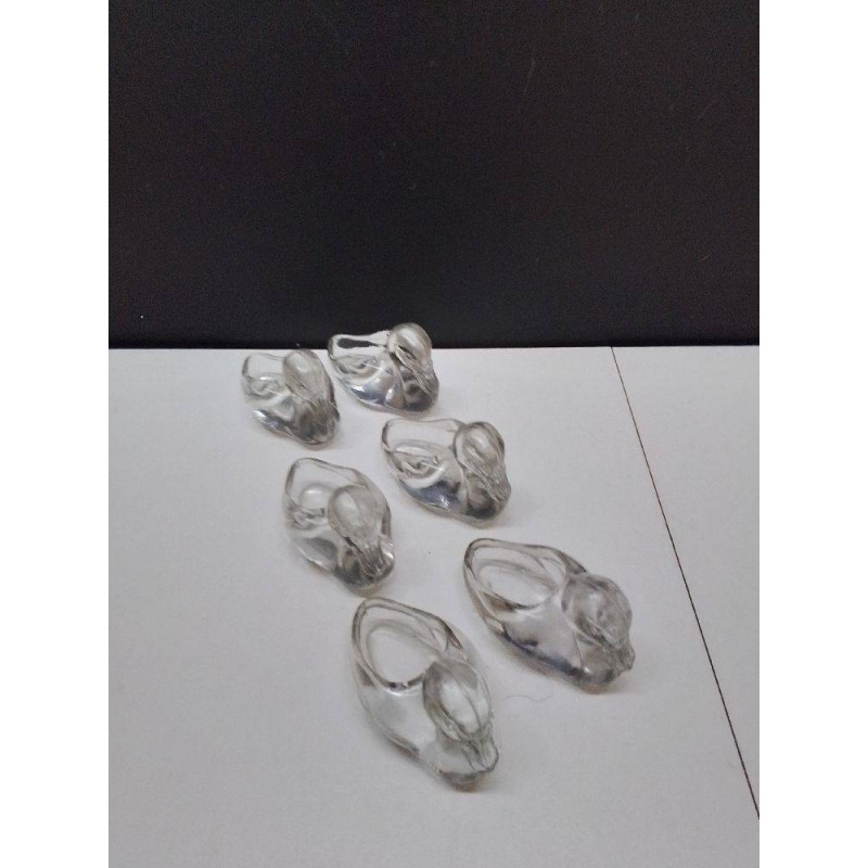 LOT DE CANARDS VERRE