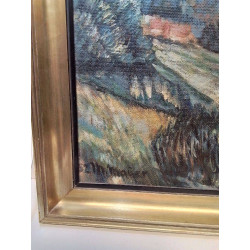 HUILE SUR PANNEAU SIGNE M.MAUER