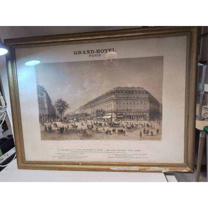 CADRE IMPRESSION GRAND HÔTEL PARIS