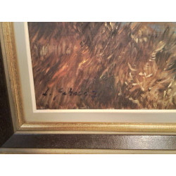 HUILE SUR TOILE LUXEMBOURG FERNAND SCHONS