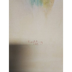 HUILE SUR TOILE ABSTRAITE MIND IN MOTION ERPELDING