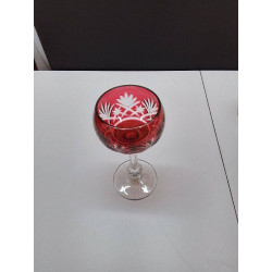 VERRE CRISTAL COLORÉ SAINT...