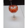 VERRE CRISTAL COLORÉ SAINT LOUIS 