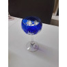VERRE CRISTAL COLORÉ SAINT LOUIS 