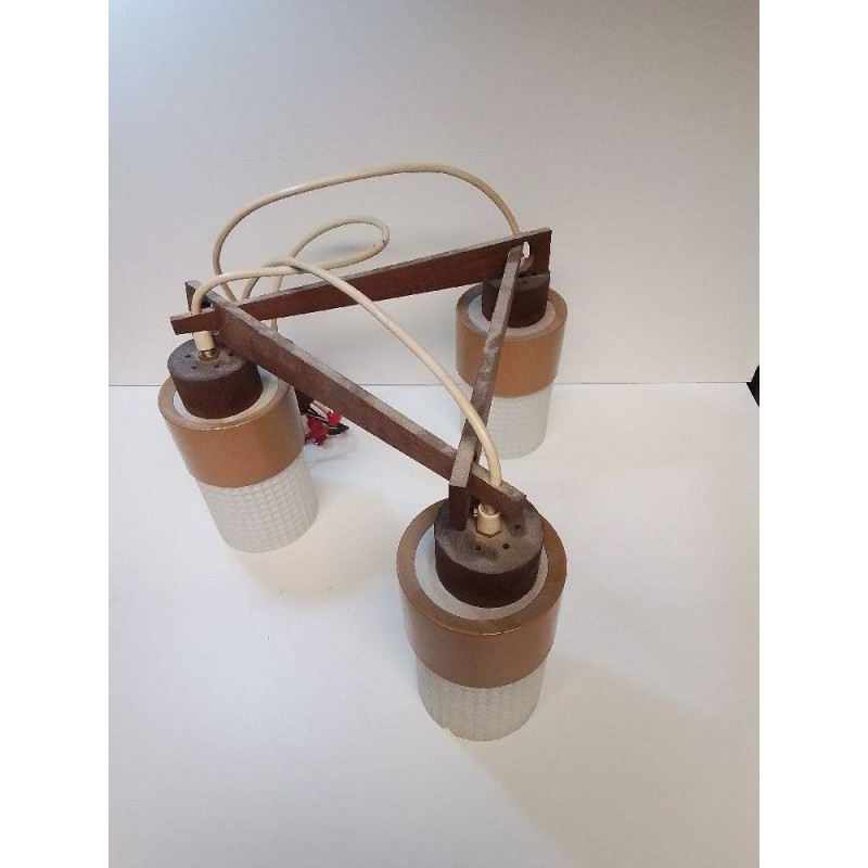 SUSPENSION VINTAGE 3 FEUX STYLE SCANDINAVE 