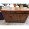 BUFFET BAS CHENE 3 PORTES 3 TIROIRS 