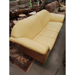 CANAPE 2 PLACES CUIR ET...