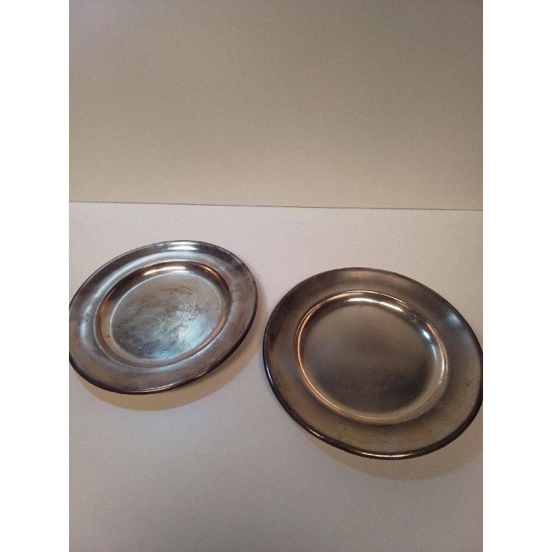 LOT D’ASSIETTES METAL ARGENTÉ BERNDORF