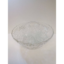 SALADIER + TASSES CISELÉ 