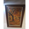 HUILE SUR TOILE FORET AUTOMNALE R. PENNARTZ