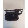 SAC LACOSTE TISSU NOIR PETIT MODELE 