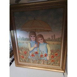 HUILE SUR TOILE JANDIK AVEC...