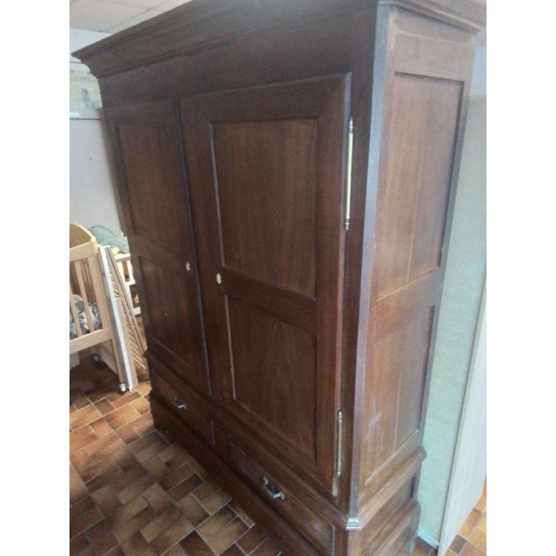 ARMOIRE ANCIENNE CHÊNE CHEVILLEE