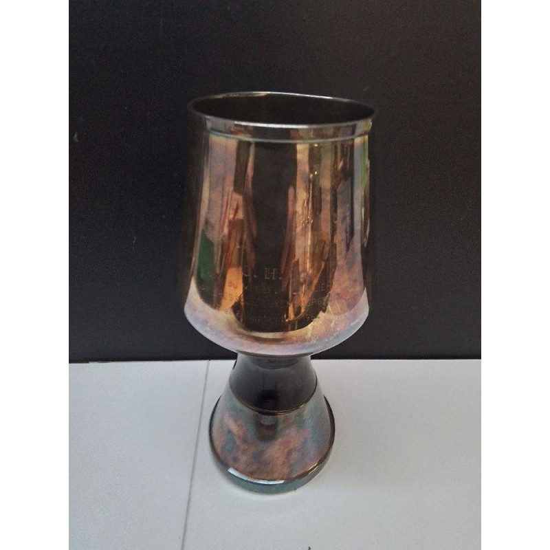 COUPE TROPHÉE MÉTAL ARGENTÉ 