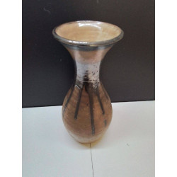 VASE VINTAGE BRUN