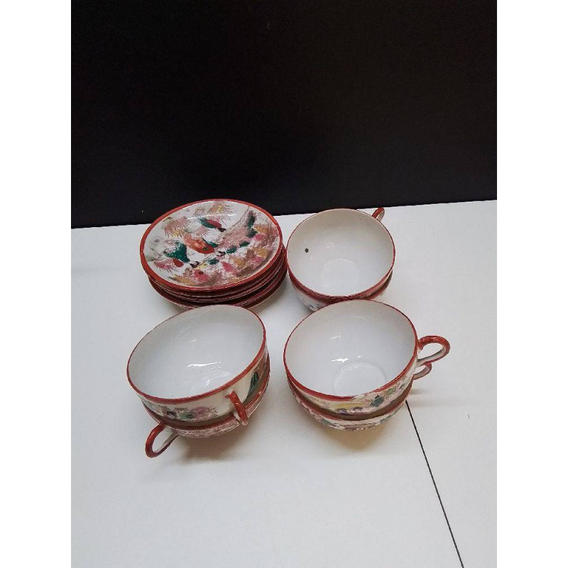 SERVICE A CAFE CHINOIS ROUGE 