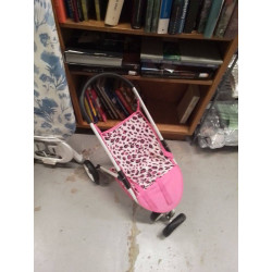 POUSSETTE ROSE ENFANT 