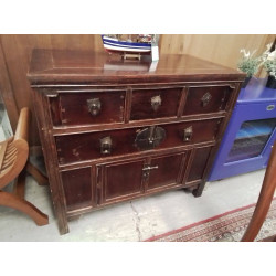 COMMODE CHINOISE 2 PORTES 5...