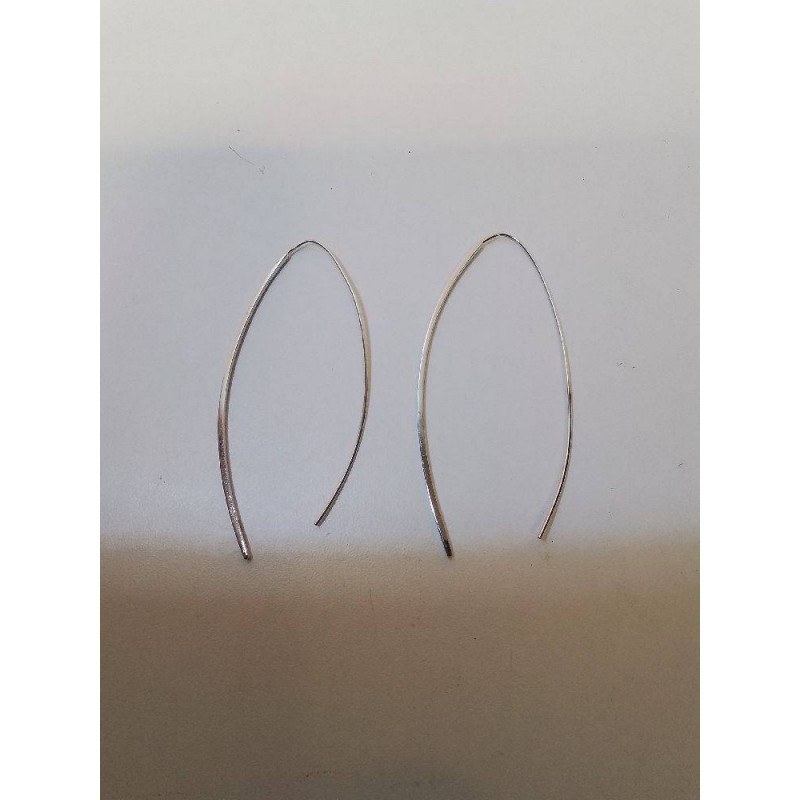 PAIRE DE BOUCLES D’OREILLE ARGENT AGATHA 
