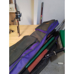 FOURREAU DE PECHE + PLUS CANNE ET ALLONGES 