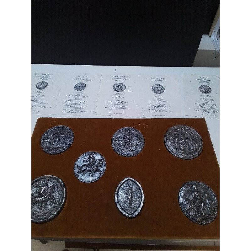 LOT DE SCEAU DYNASTIE LUXEMBOURGEOISE 