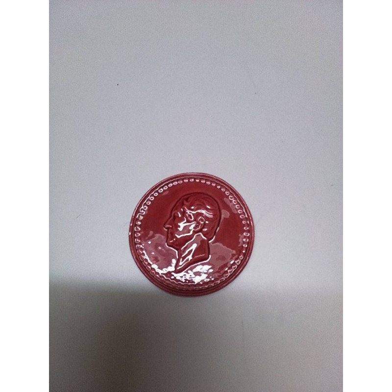 MÉDAILLE CÉRAMIQUE LEOPOLD