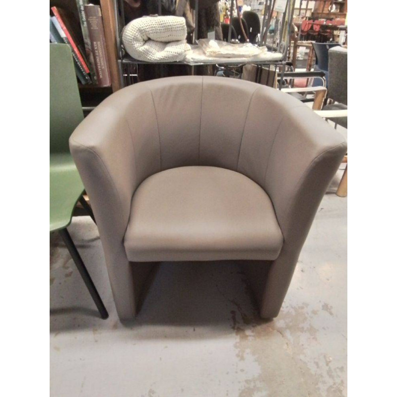 FAUTEUIL CLUB BRUN