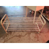 ETAGERE A CHAUSSURES METAL BLANC