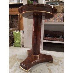 GUÉRIDON TURRI PLACAGE LOUPE 