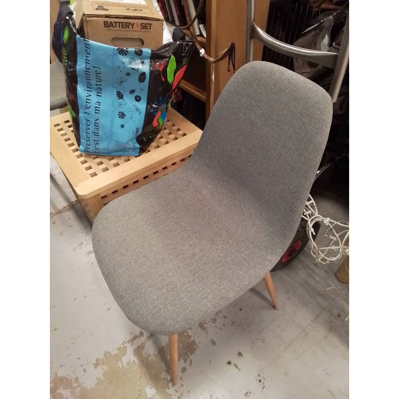 CHAISE MODERNE GRISE